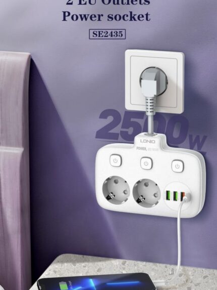 LDNIO SE2435 Portable Electrical Extension Socket