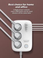 ⁦LDNIO SE3436 65W GaN Power Strip⁩ - الصورة ⁦3⁩