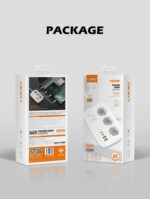 ⁦LDNIO SE3436 65W GaN Power Strip⁩ - الصورة ⁦2⁩