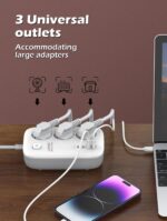 ⁦LDNIO SE3436 65W GaN Power Strip⁩ - الصورة ⁦7⁩
