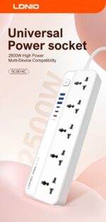 LDNIO SC5614C 2500W GaN Power Strip