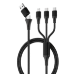 ⁦LC97UC | LDNIO Two-for-Three 100W Fast Charging Cable⁩ - الصورة ⁦2⁩