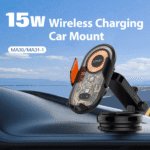⁦MA30-1| LDNIO Wireless Charging Car Phone Holder with stand⁩ - الصورة ⁦3⁩