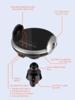 ⁦MA02 10W Adjustable Car Wireless Charger⁩ - الصورة ⁦7⁩