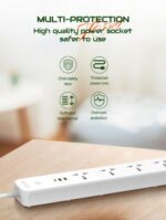 SC5319 | LDNIO Multi Socket Extension Lead with 5 AC 3 USB Power Socket Plug Extender 2M - Image 5