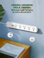 SC5319 | LDNIO Multi Socket Extension Lead with 5 AC 3 USB Power Socket Plug Extender 2M - Image 7