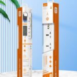 SC5319 | LDNIO Multi Socket Extension Lead with 5 AC 3 USB Power Socket Plug Extender 2M