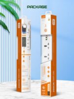 SC5319 | LDNIO Multi Socket Extension Lead with 5 AC 3 USB Power Socket Plug Extender 2M